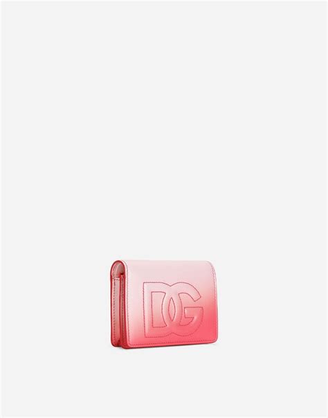 DG Logo continental wallet in Pink for Women